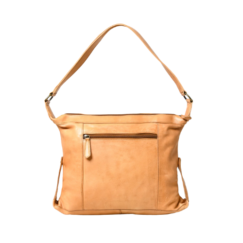 Tan Leather Shoulder Bag