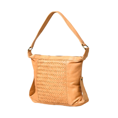 Tan Leather Shoulder Bag