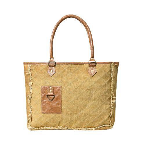 Rustic Trail Canvas Tote Bag