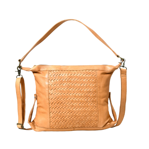 Tan Leather Shoulder Bag