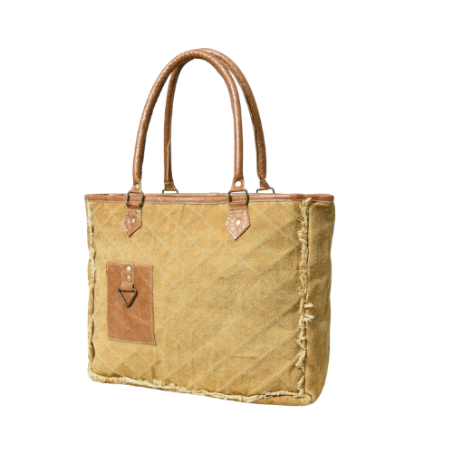 Rustic Trail Canvas Tote Bag