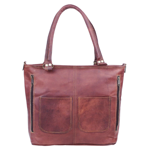 Redwood Ridge Leather Tote Bag